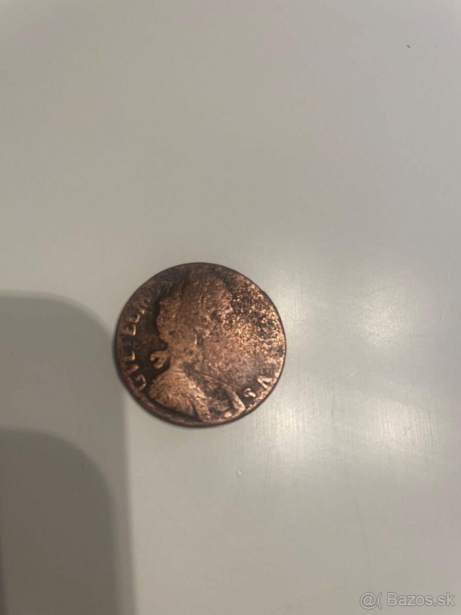 1/2 penny 1694
