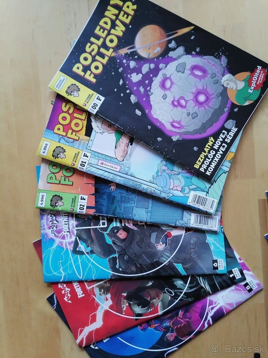 Predám komiksy Fortnite