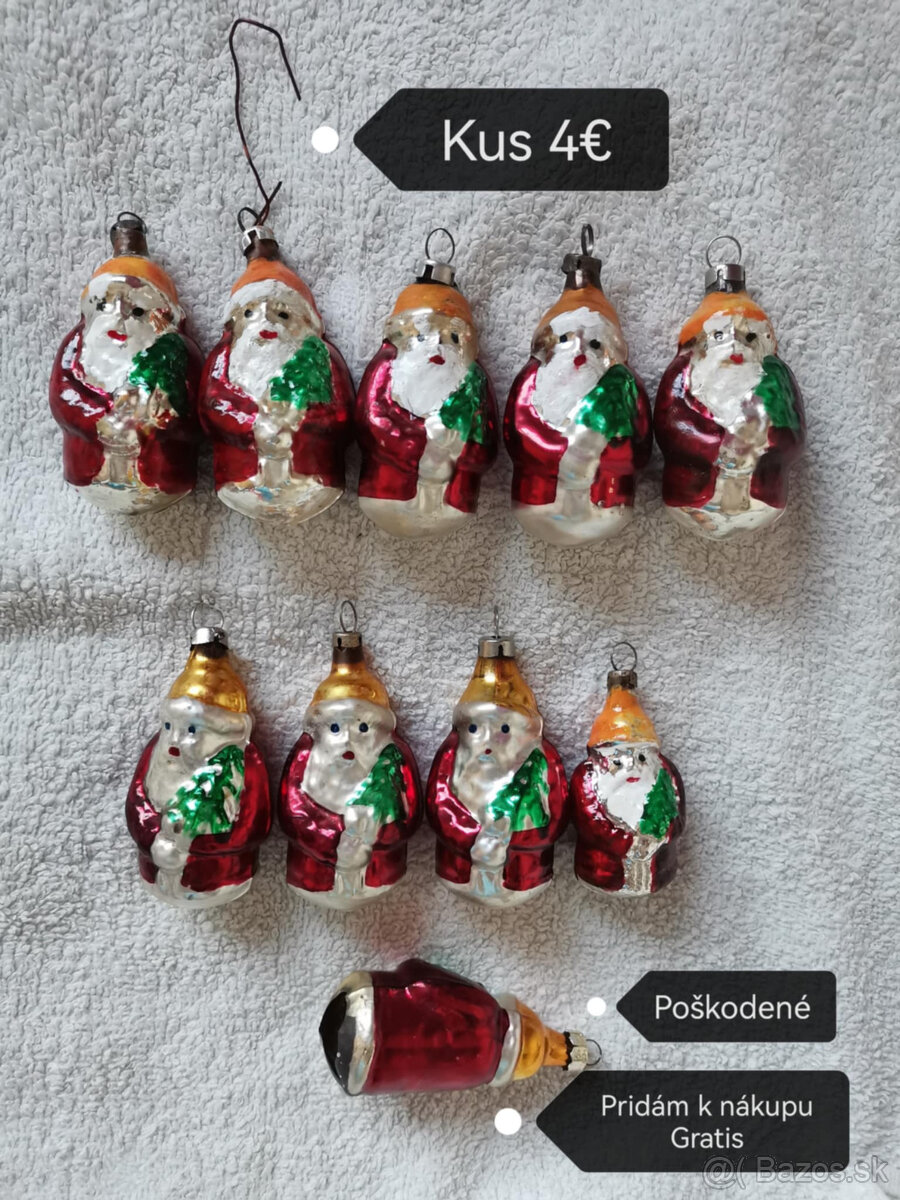 RETRO Vianočné ozdoby na stromček