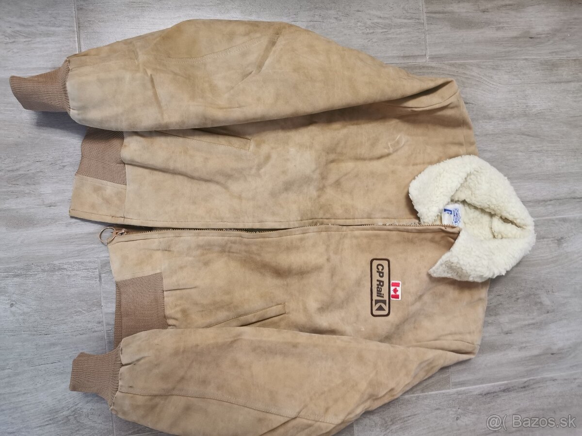 Kožena bunda - kožušina - Canada CP Rail