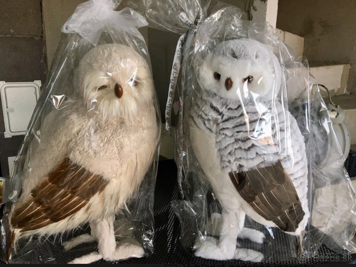 Vianočné dekorácie Sovy