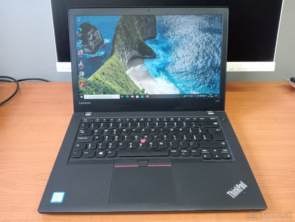 Lenovo Thinkpad T470 + Intel core i5 + 8gb ram + 128gb ssd