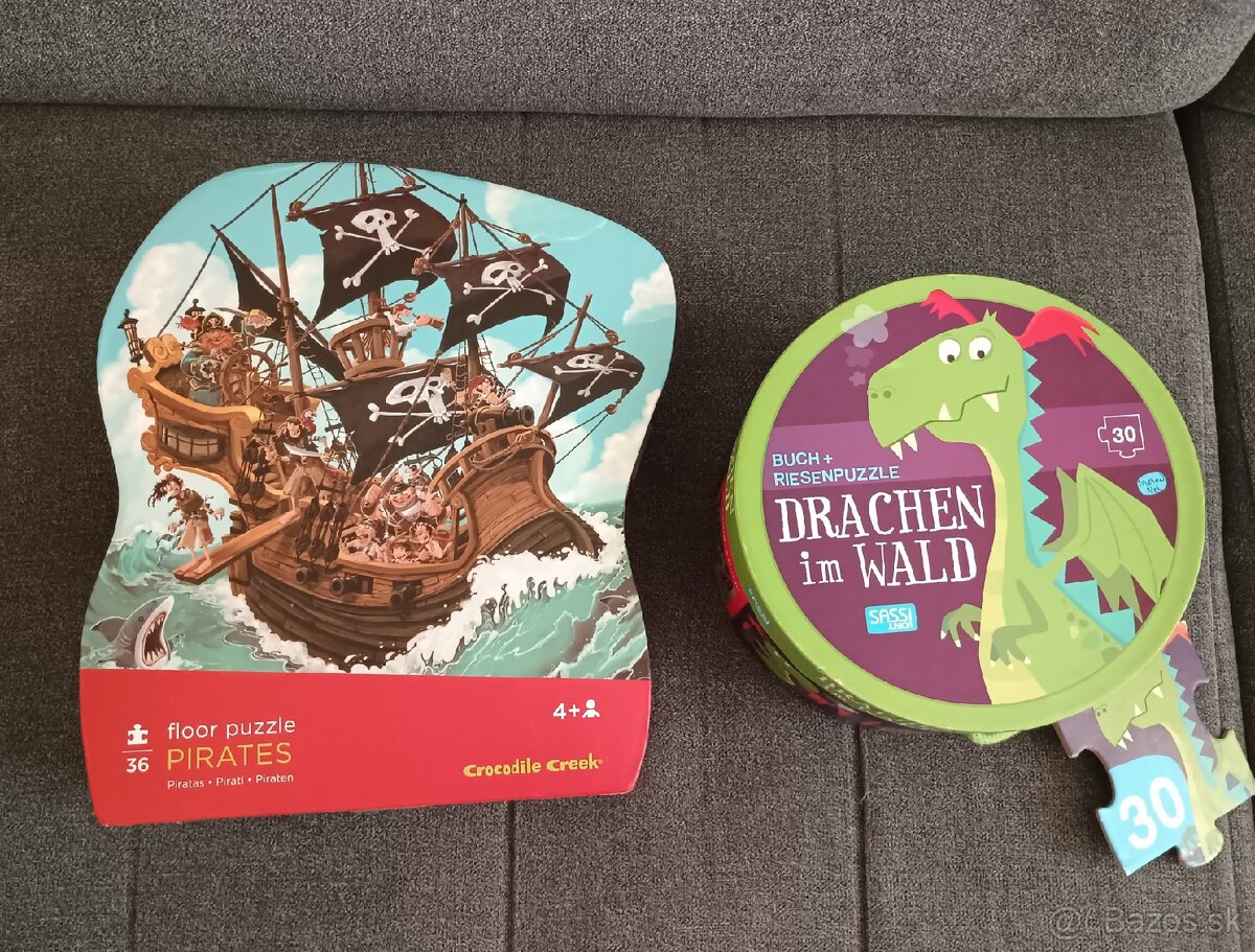 2ks velke podlahove puzzle