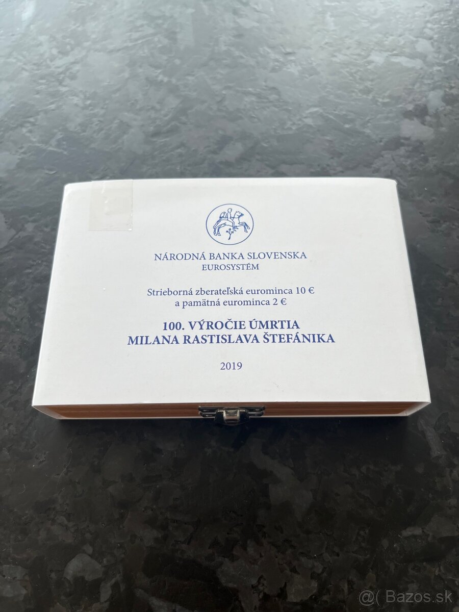 M.R.Štefánik - SADA NBS 10 + 2 euro 2019