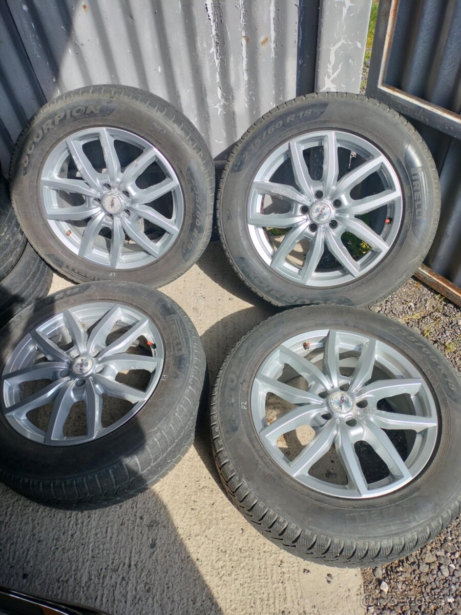 4ks alu disky 5x112 R18 235/60 R18 6mm celá sada 130€
