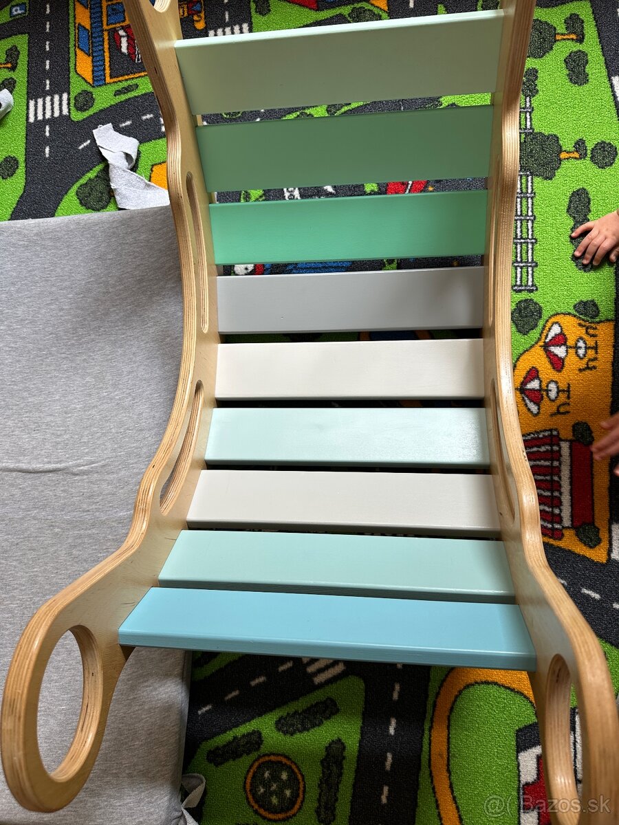 Montessori hojdačka s poťahom