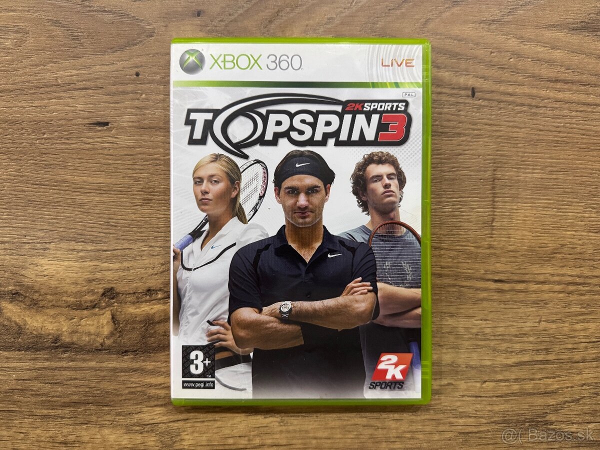 Hra XBOX 360 - Top Spin 3