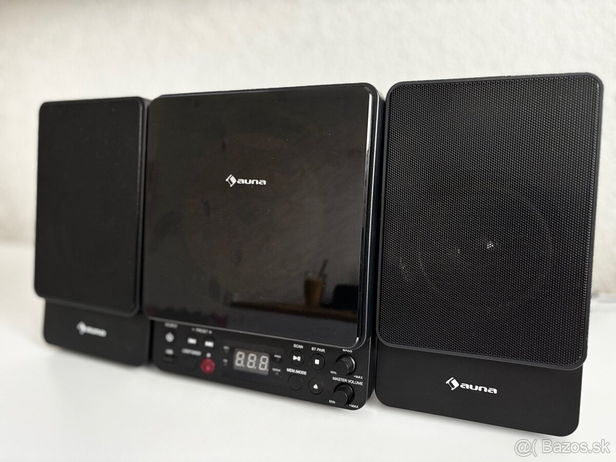 AUNA micro CD, bluetooth, USB, karaoke system