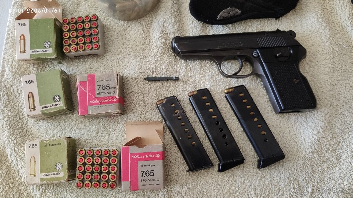 Predam pistol CZ-70 kaliber 7,65Br