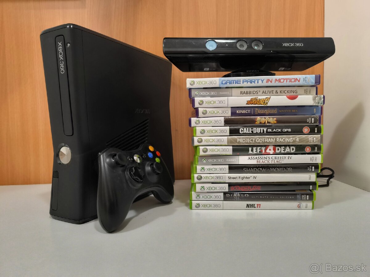 Xbox 360 Slim 4GB + Kinect