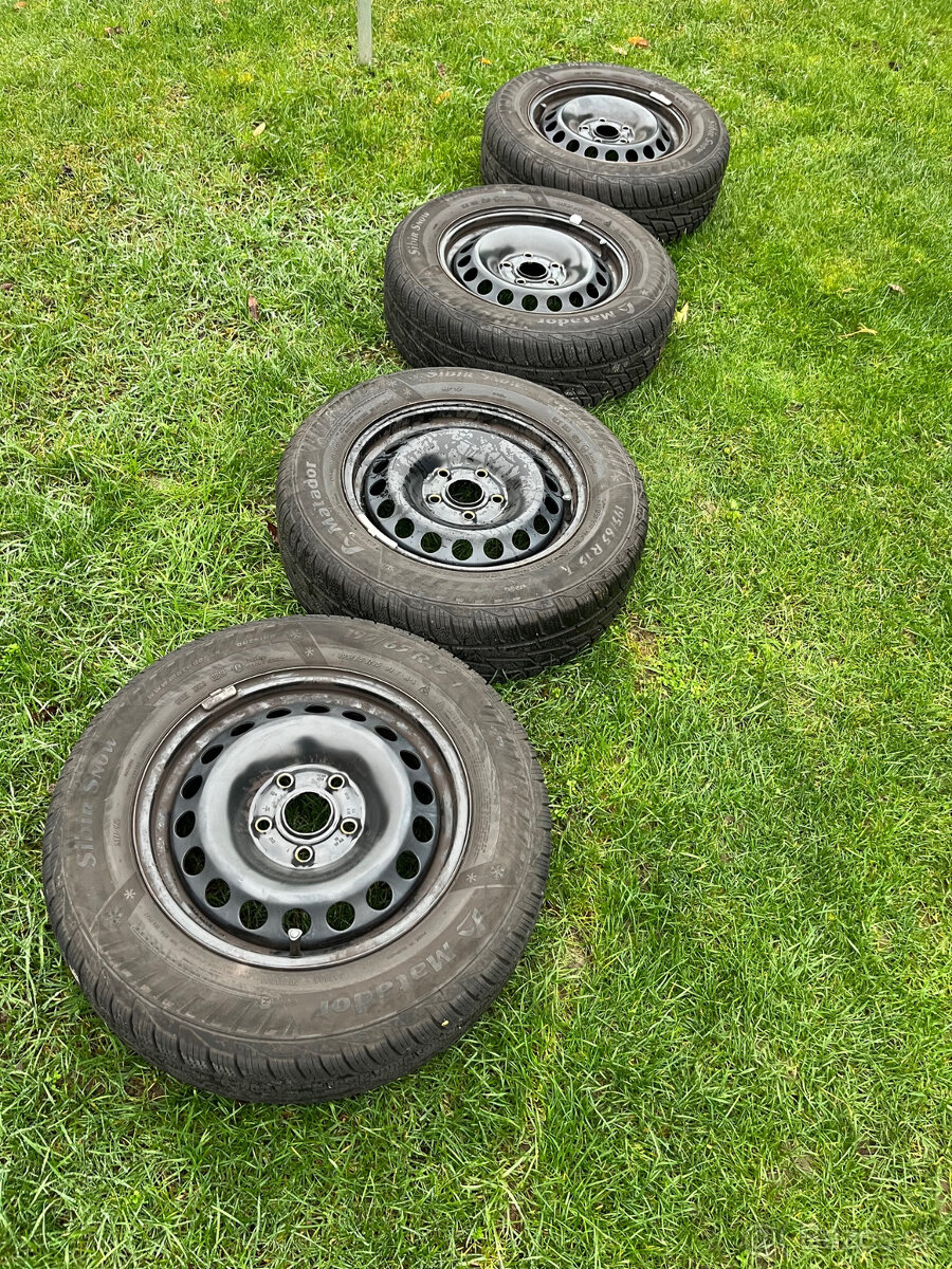 Zimné pneumatiky 195/65 r15 + disky
