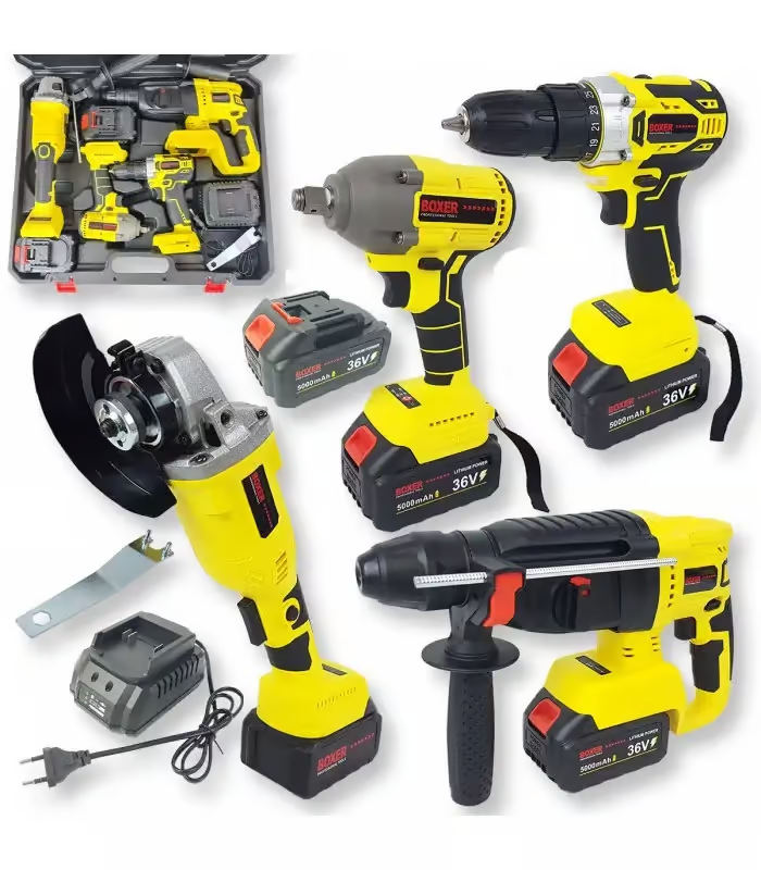 Sada akumulátorového náradia BOXER BX-187 4v1