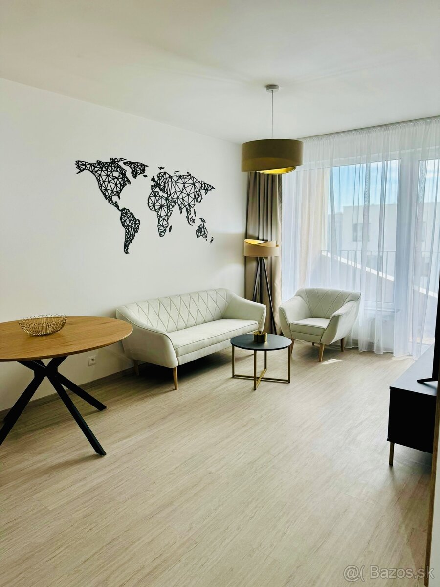 2-izbový elegantne zariadený byt v novostavbe na prenájom