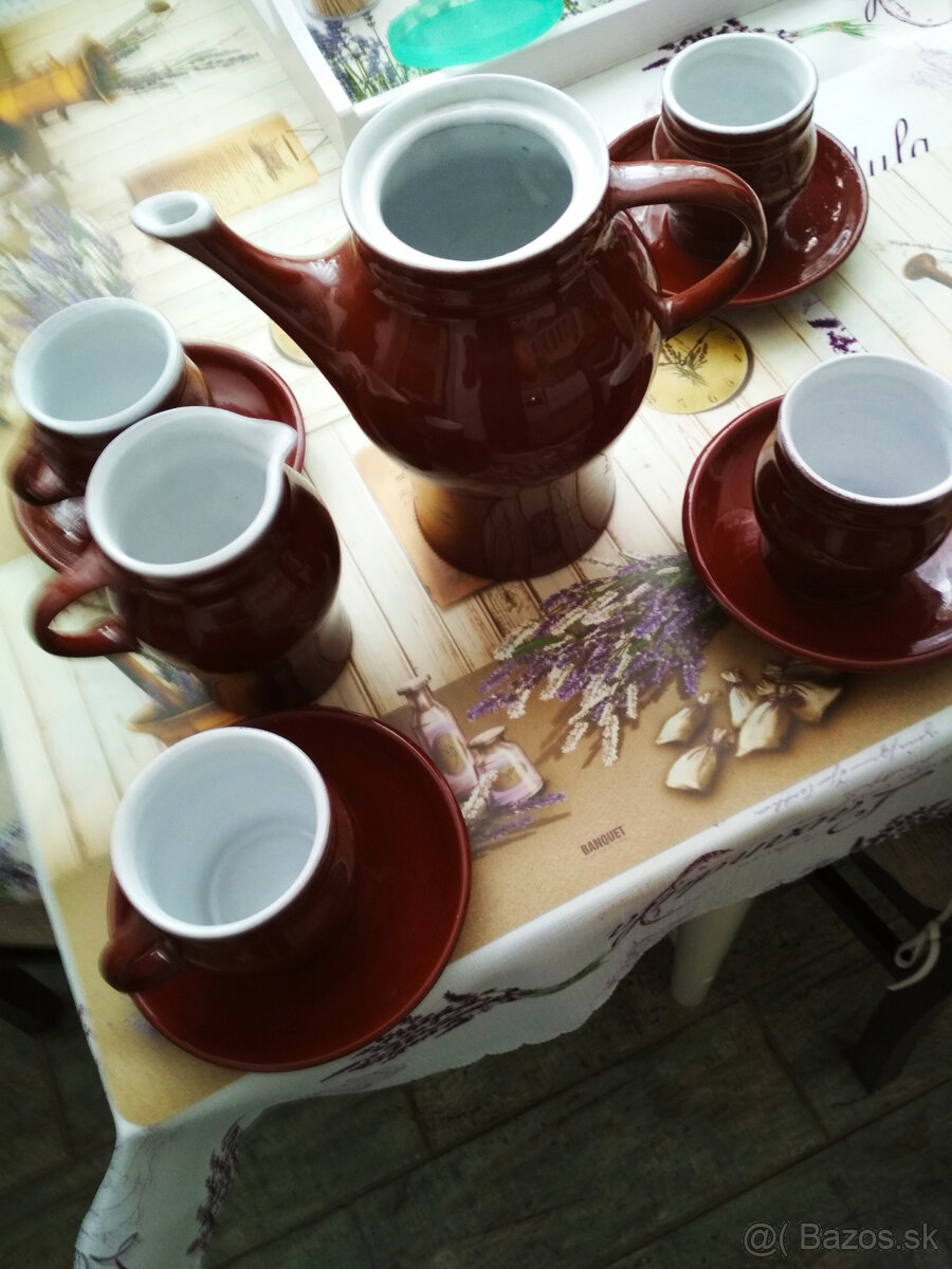 Retro čajová súprava