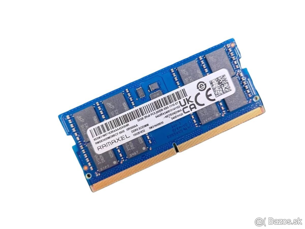 32 GB DDR5 pre notebook nové