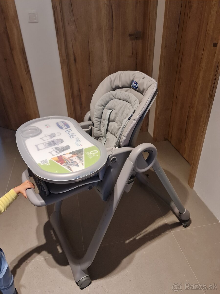 Detska jedalenska stolicka Chicco polly magic relax