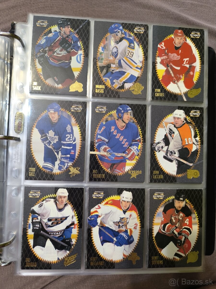 Hokejové kartičky - Pinnacle summit 1996