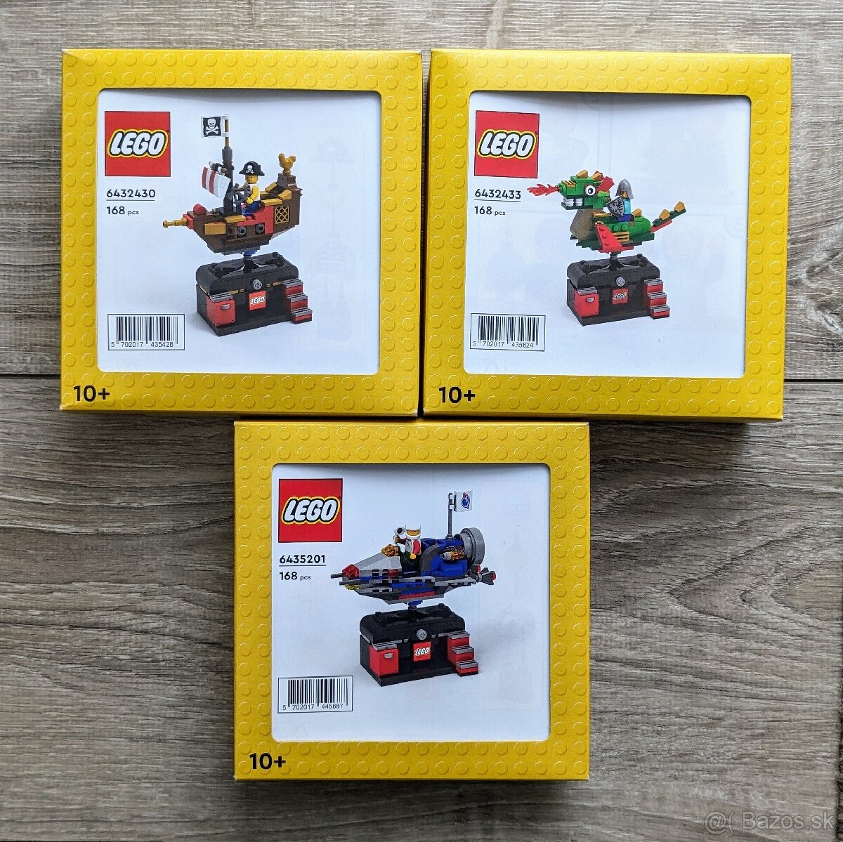 LEGO 3x Dobrodružná jazda (Pirátska, Dračia a Vesmírna)