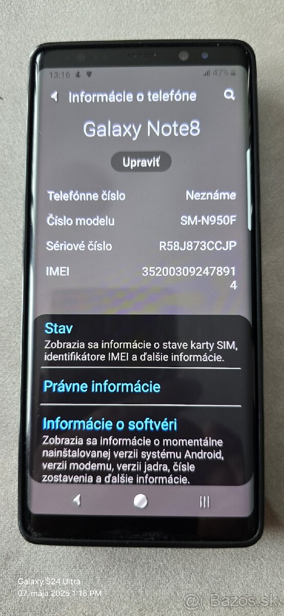 Samsung galaxy Note 8