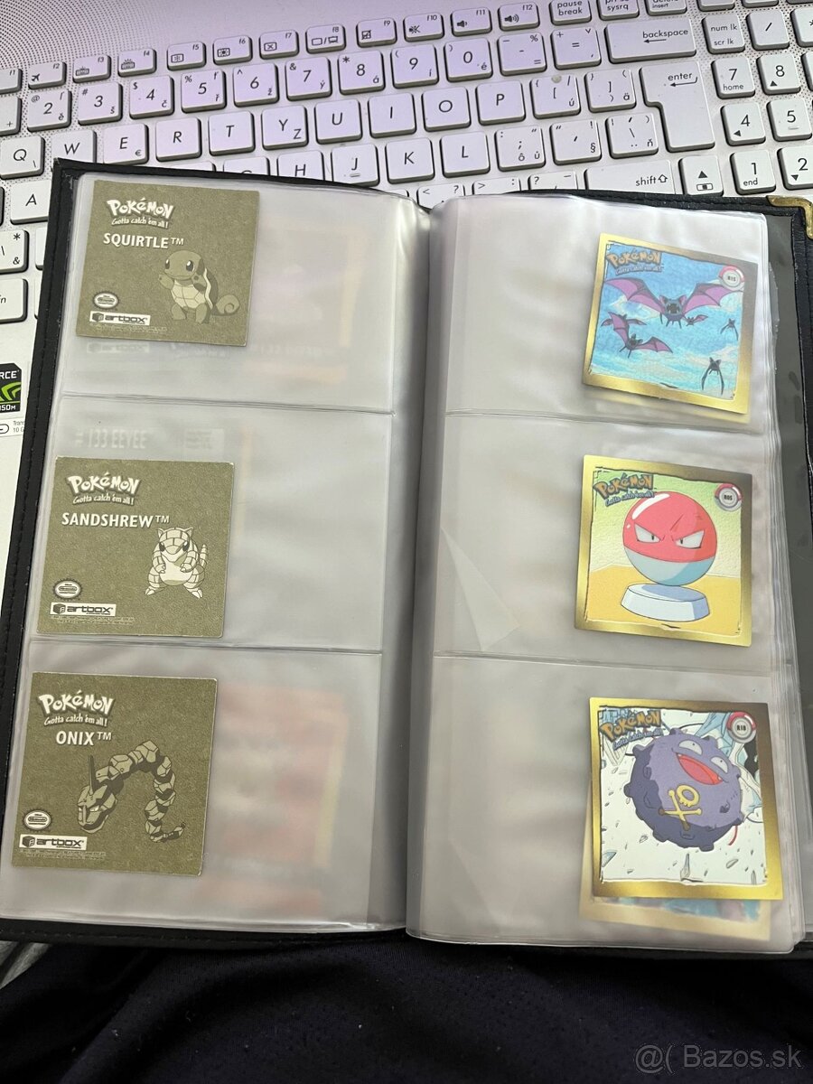 POKEMON 1999 prvá edícia kartičky + NHL kartičky