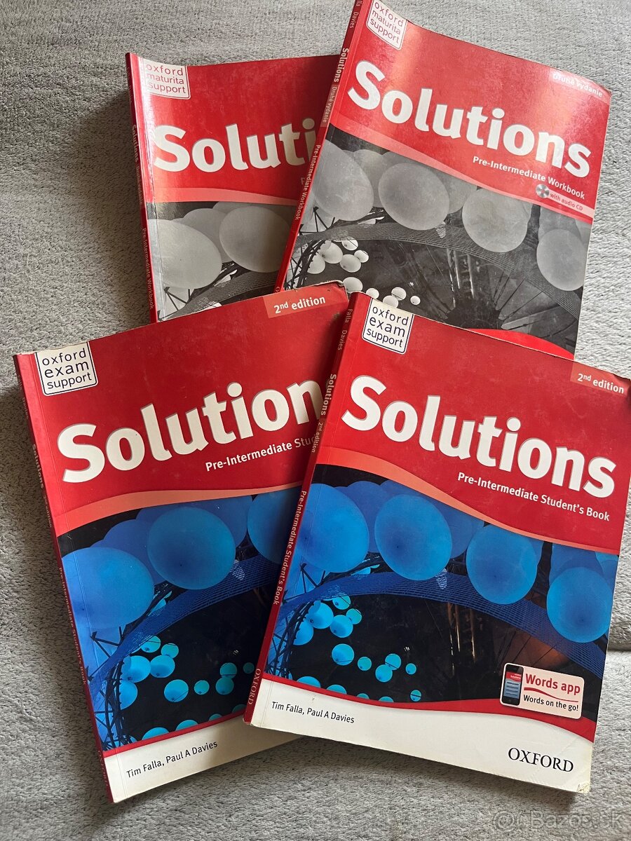 Knihy a pracovné zošity solutions