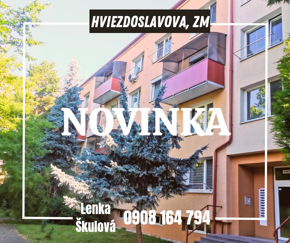 Veľkometrážny 3 izbový byt na Hviezdoslavovej