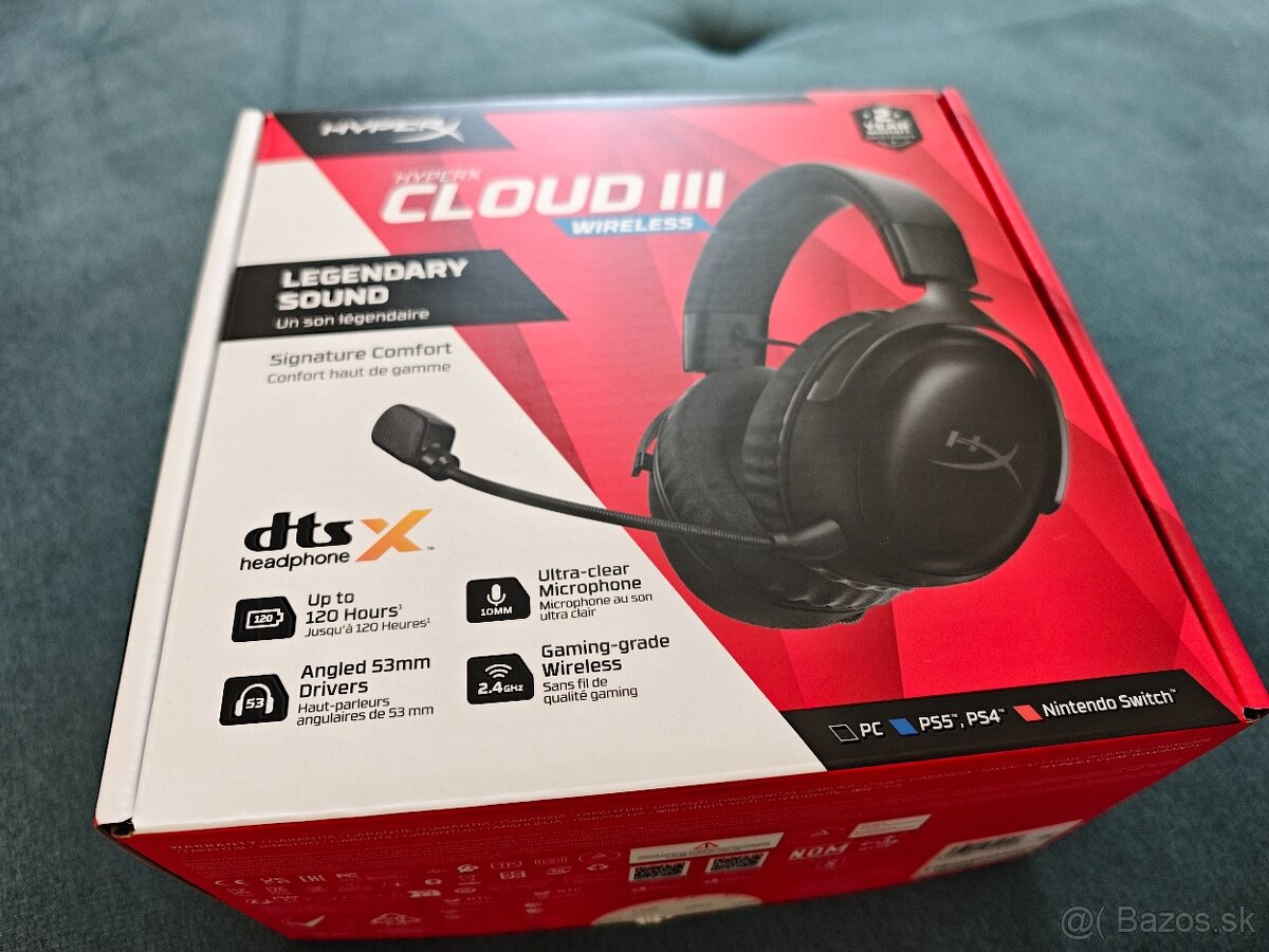 predám herné slúchadlá HyperX