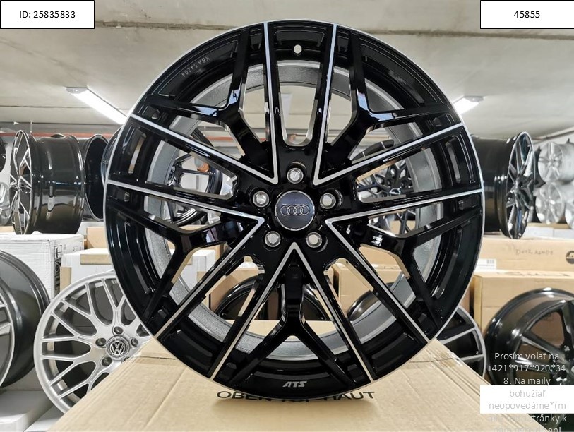 Audi A4, A5, A6. A7, Q7 alu disky R20 5x112 ET39 9J 1240