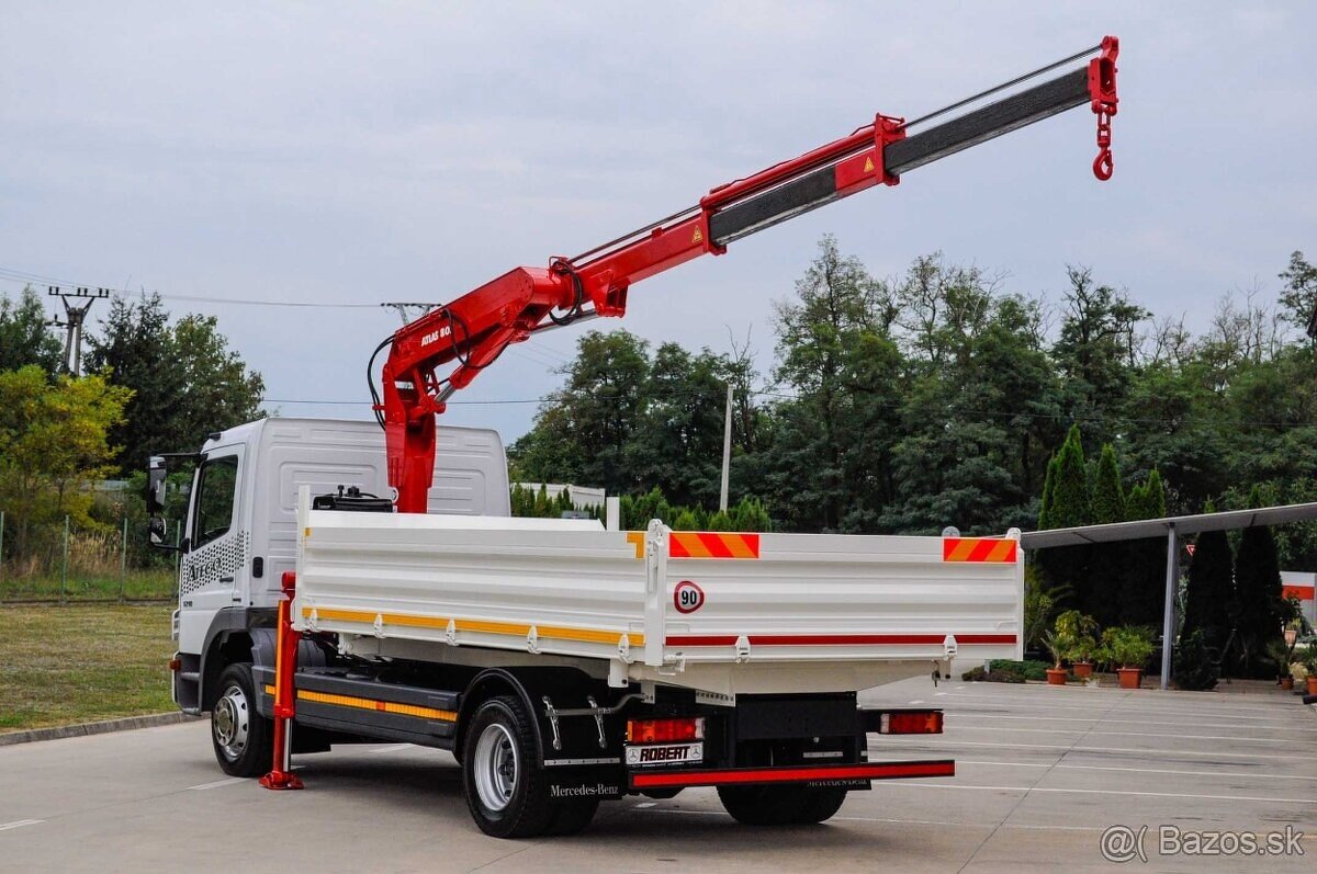 MERCEDES ATEGO 12T TROJSTRANNÝ SKLÁPAČ HYDRAULICKÁ RUKA EU4