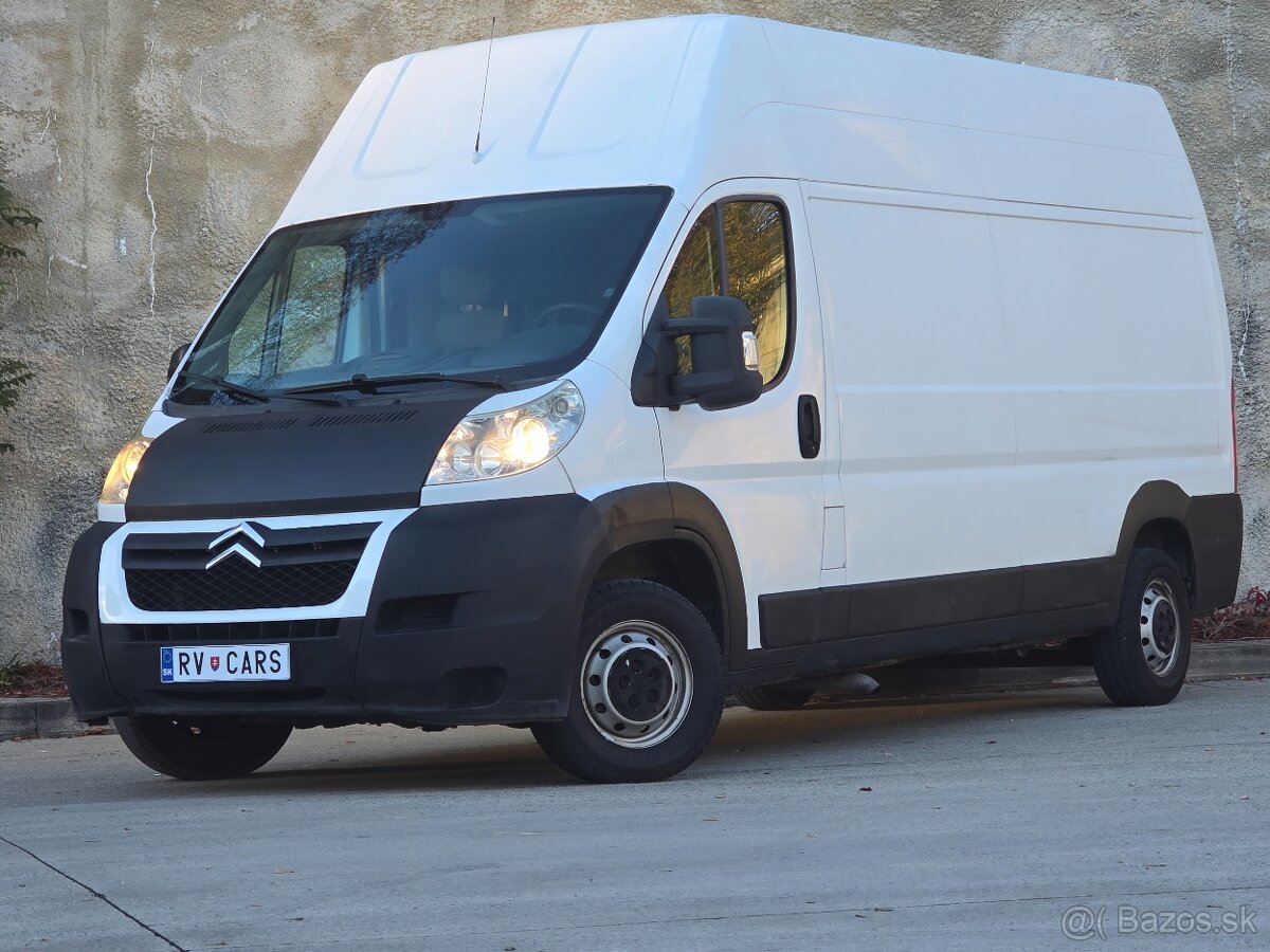 Citroen Jumper 2.2hdi 88kw-bez DPF-L3H3-SK auto-2.majiteľ