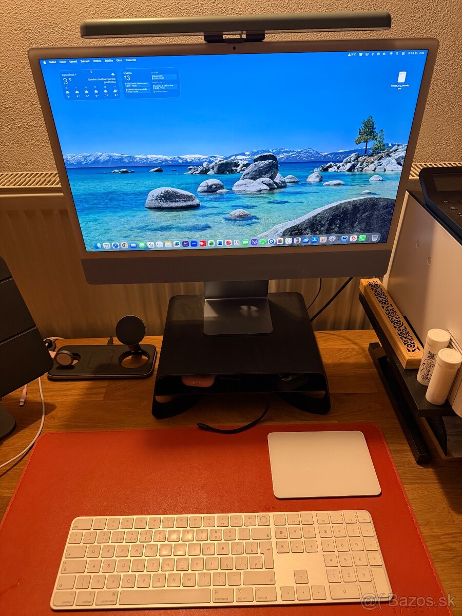 Apple imac 24, M1, 8gb ram, 512gb ssd disk, modrý
