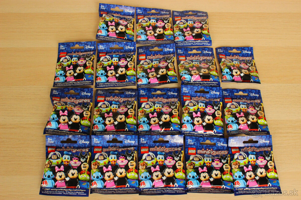 LEGO 71012 minifigurky Disney 1 - kompletní série