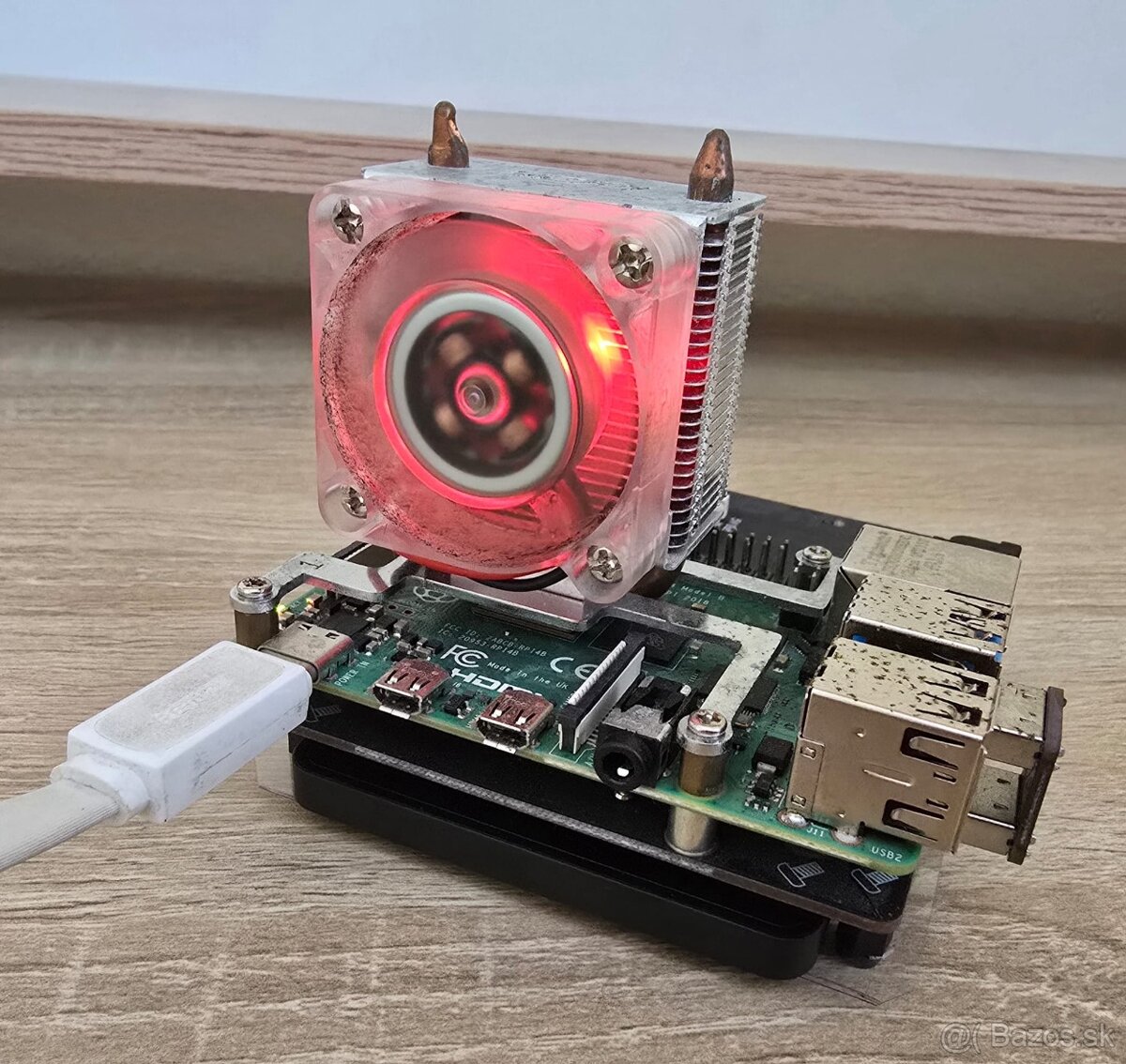 Raspberry Pi 4 model B 8Gb + chladič + doska pre ssd