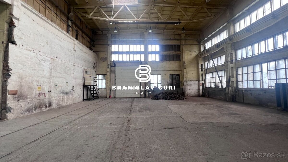 NA PRENÁJOM VÝROBNÉ A SKLADOVÉ PRIESTORY - BOČIAR