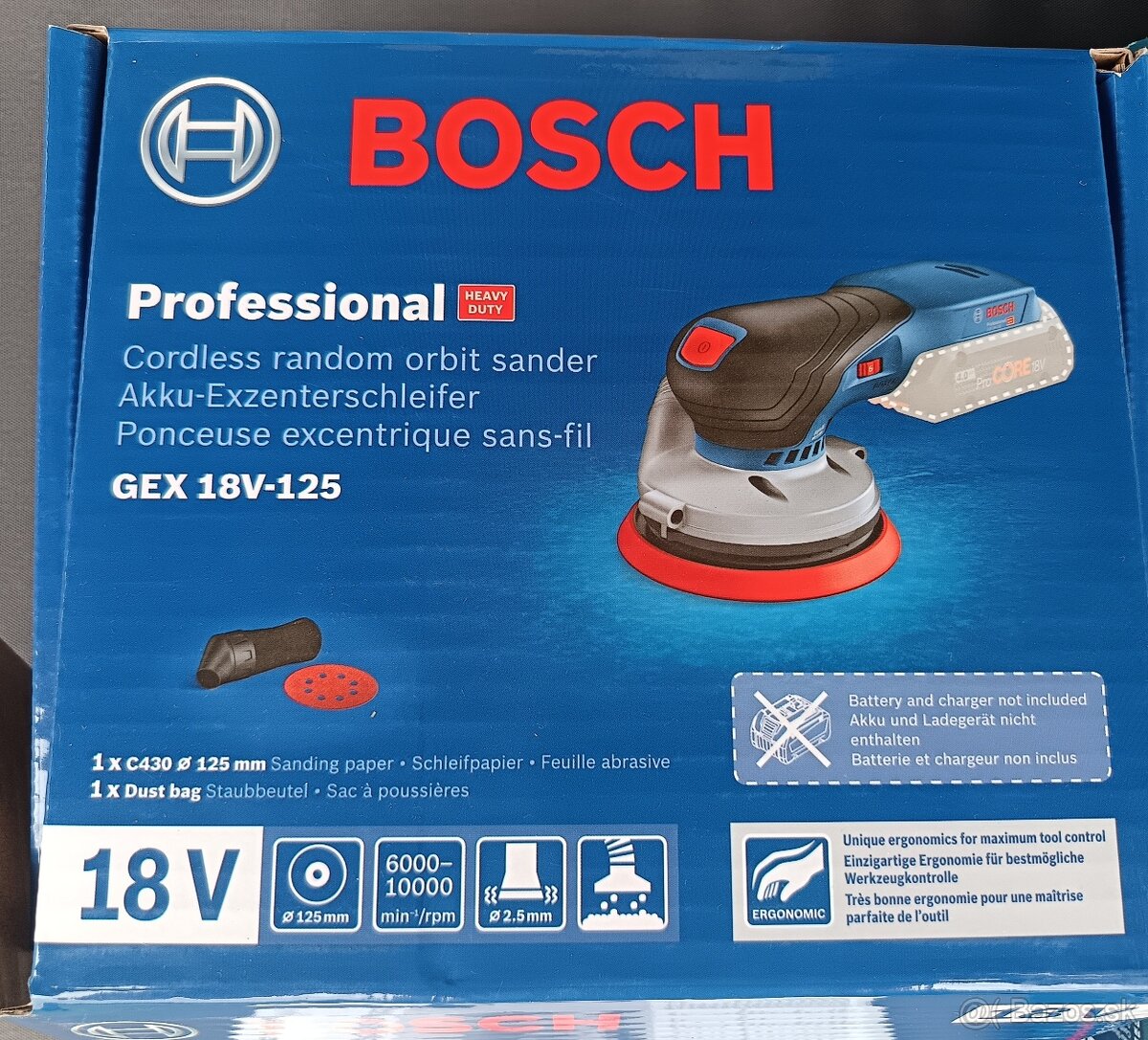 Bosch Aku bruska