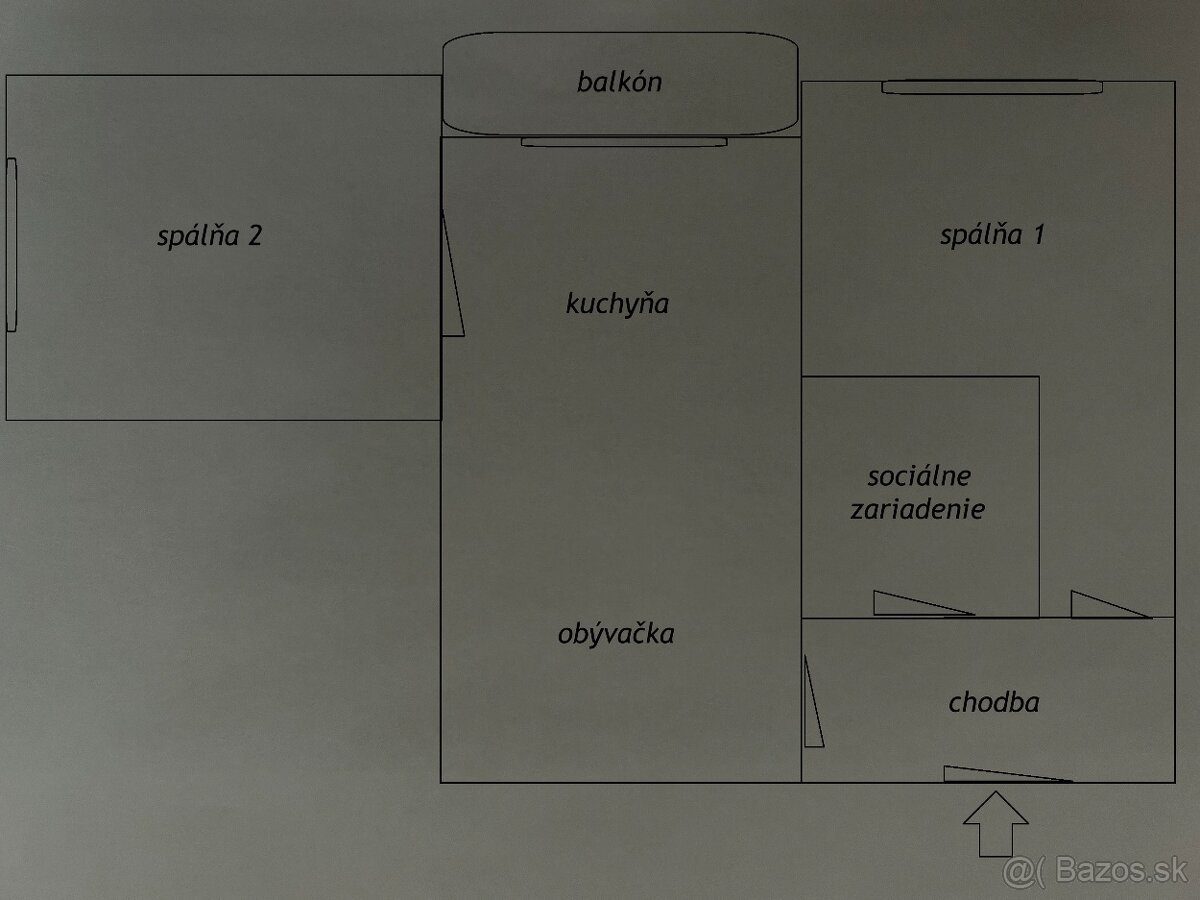 RFReality ponúka 2 izbový v Sásovej