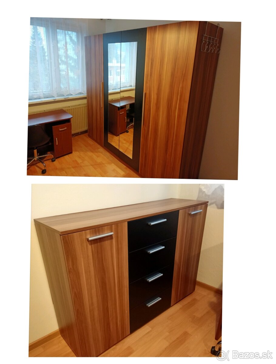 Skriňa + komoda slivka