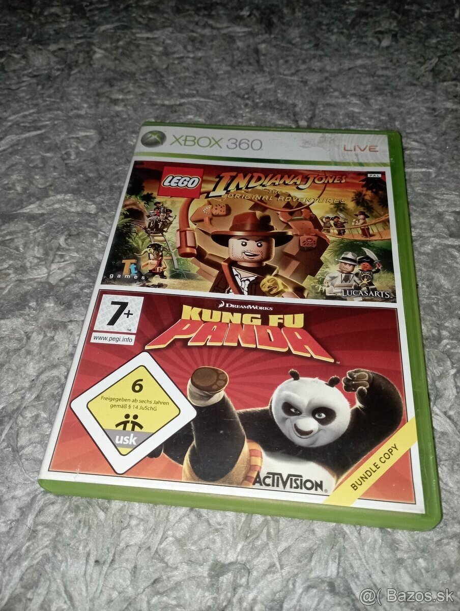 LEGO Indiana Jones + Kung-fu Panda XBOX 360