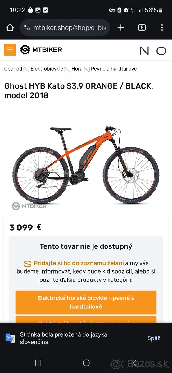 GHOST HYB Kato S3.9-VYMENIM za velkost M alebo full ebike
