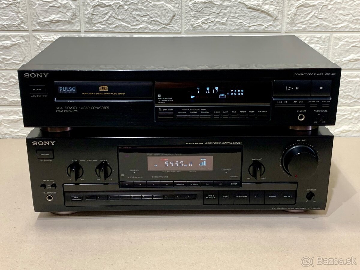 SONY STR-GX390 … receiver + SONY CDP397 … CD prehravač