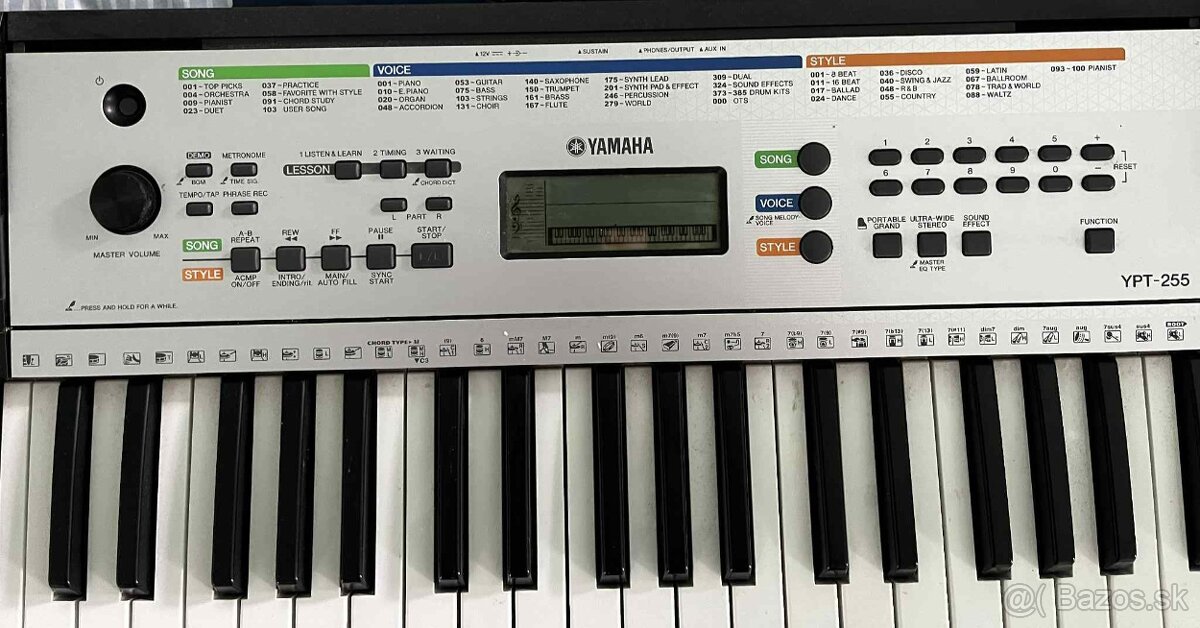 Yamaha ypt 255