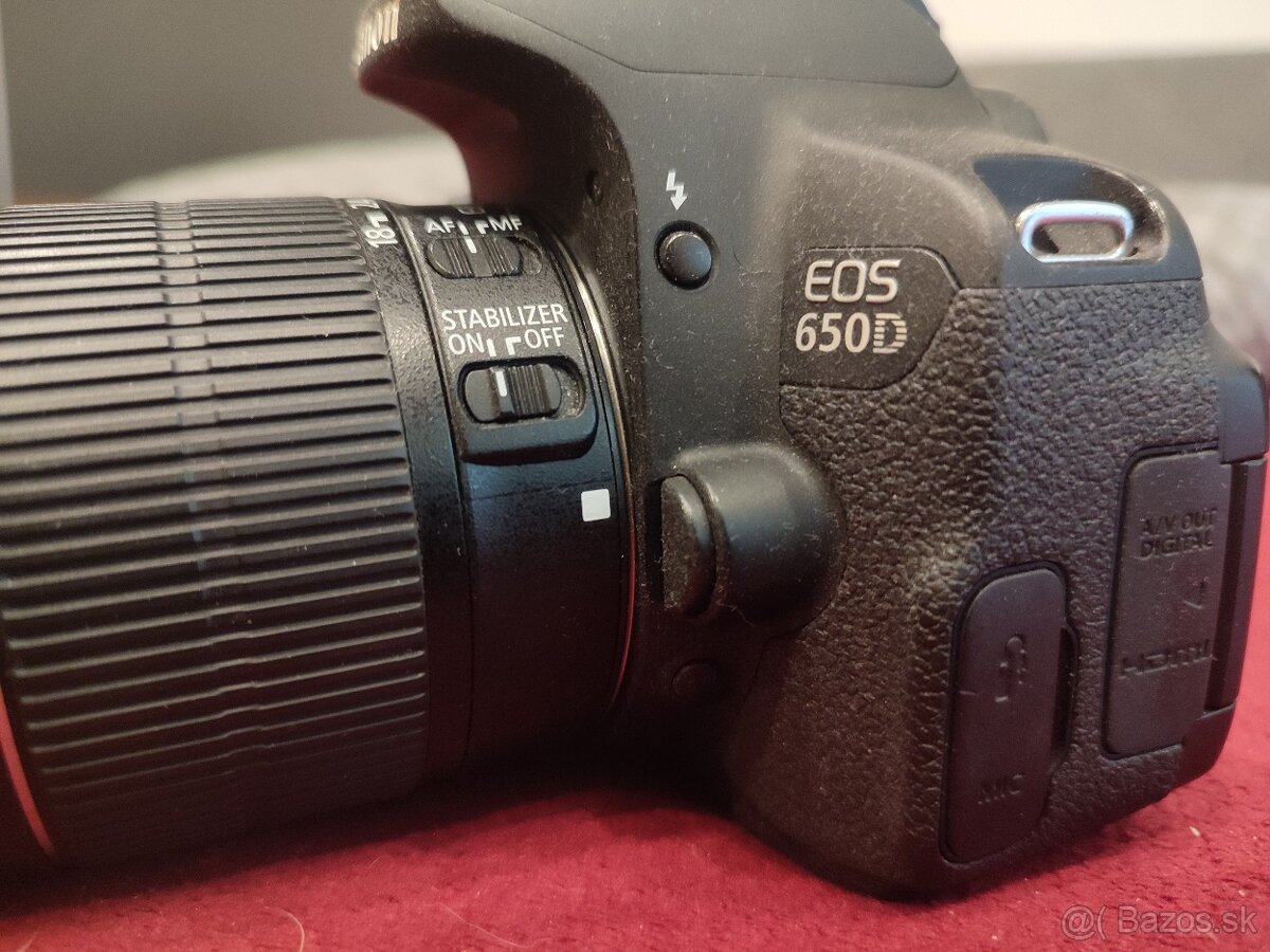 Canon 650D, dve baterie, karta, ako nové