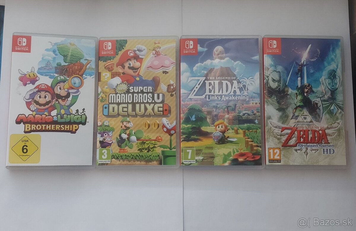 Nintendo switch hry