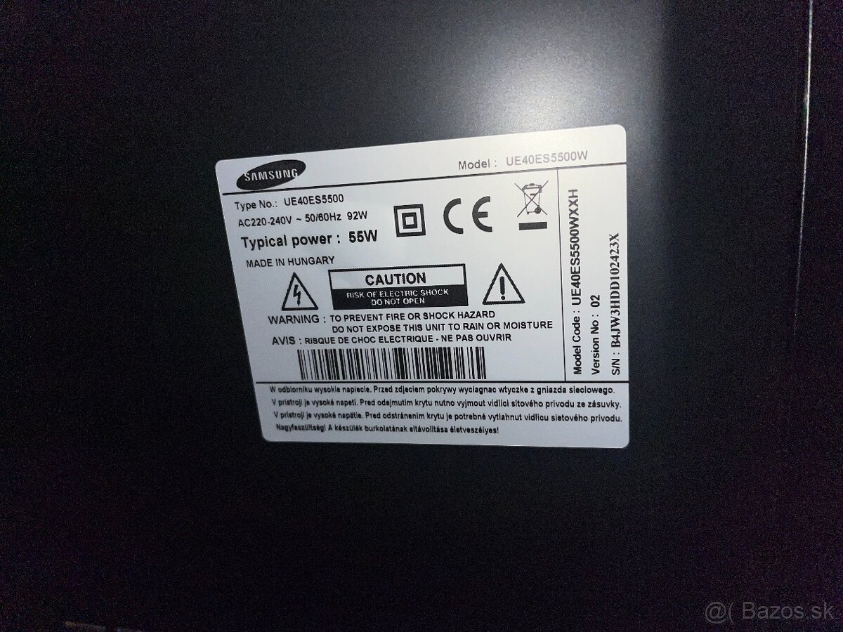 Samsung 40″ (100cm uhlopriečka)