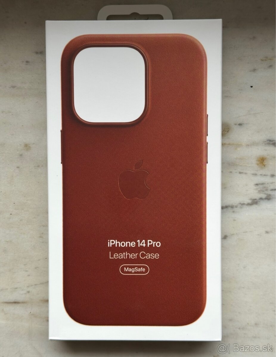 iPhone 14 Pro Leather Case Magsafe Umber