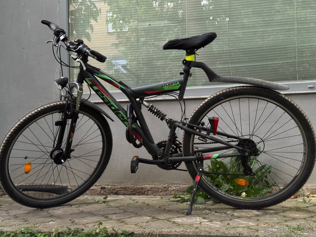 Horský bicykel Leader – Veľkosť rámu L – Celoodpružený