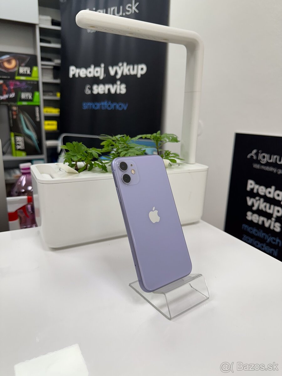 Apple iPhone 11 64GB Purple Batéria 100%