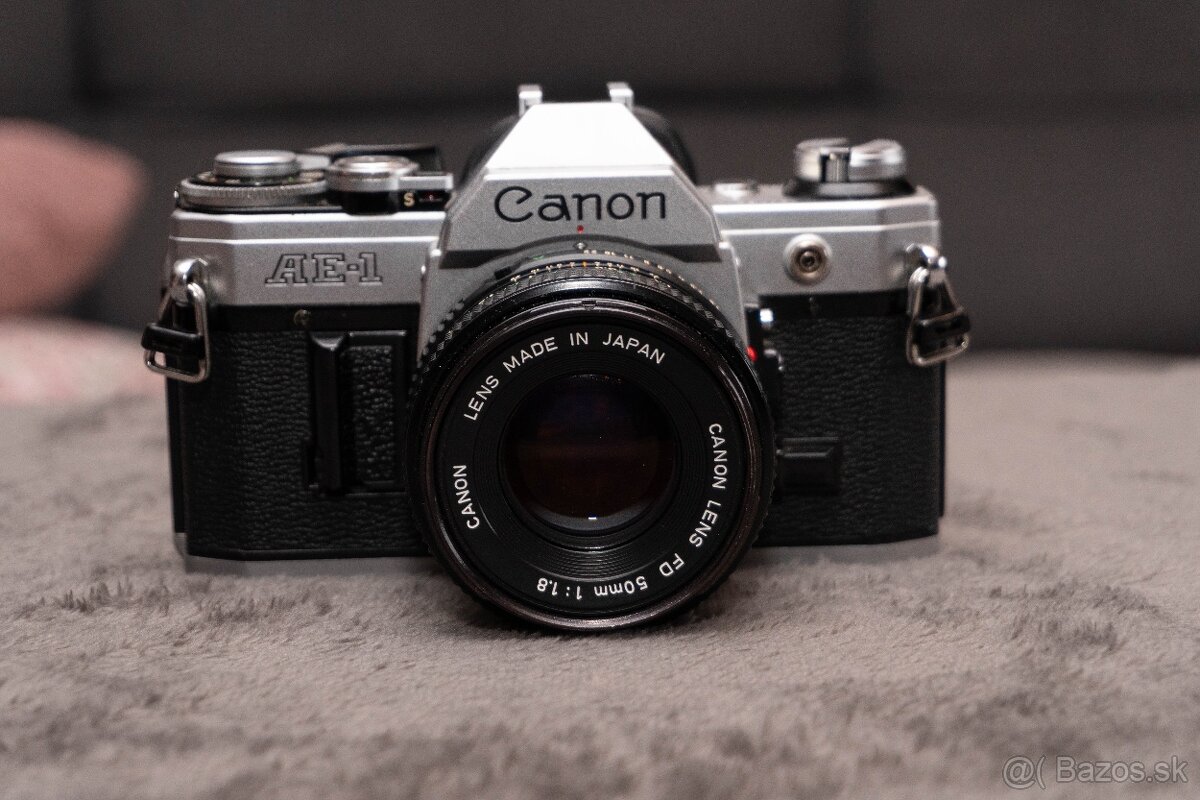 Canon ae1 + Canon 50mm f1.8 (PREDANÝ)