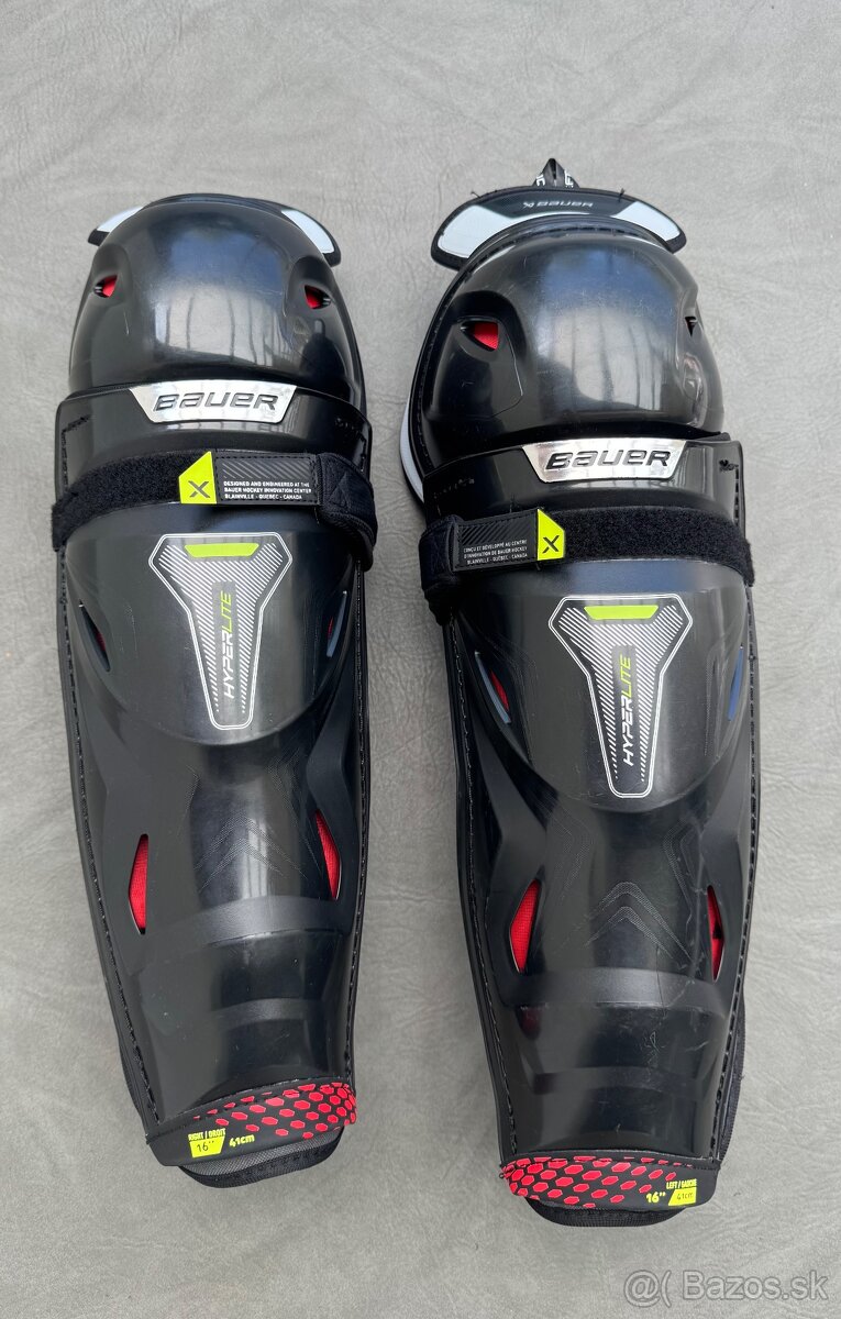 ✅CHRANICE KOLIEN/HOLENAKY BAUER HYPERLITE SR - 16/41CM