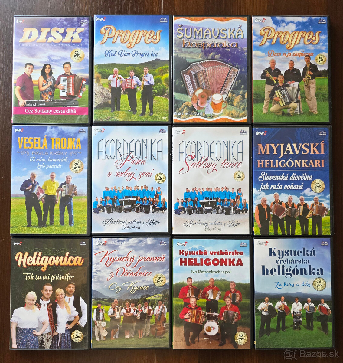 Mix Šláger DVD+CD (12 kusov)